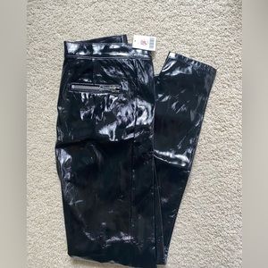 NEVER WORN URBAN OUTFITTERS SHINY LEATHER PANTS